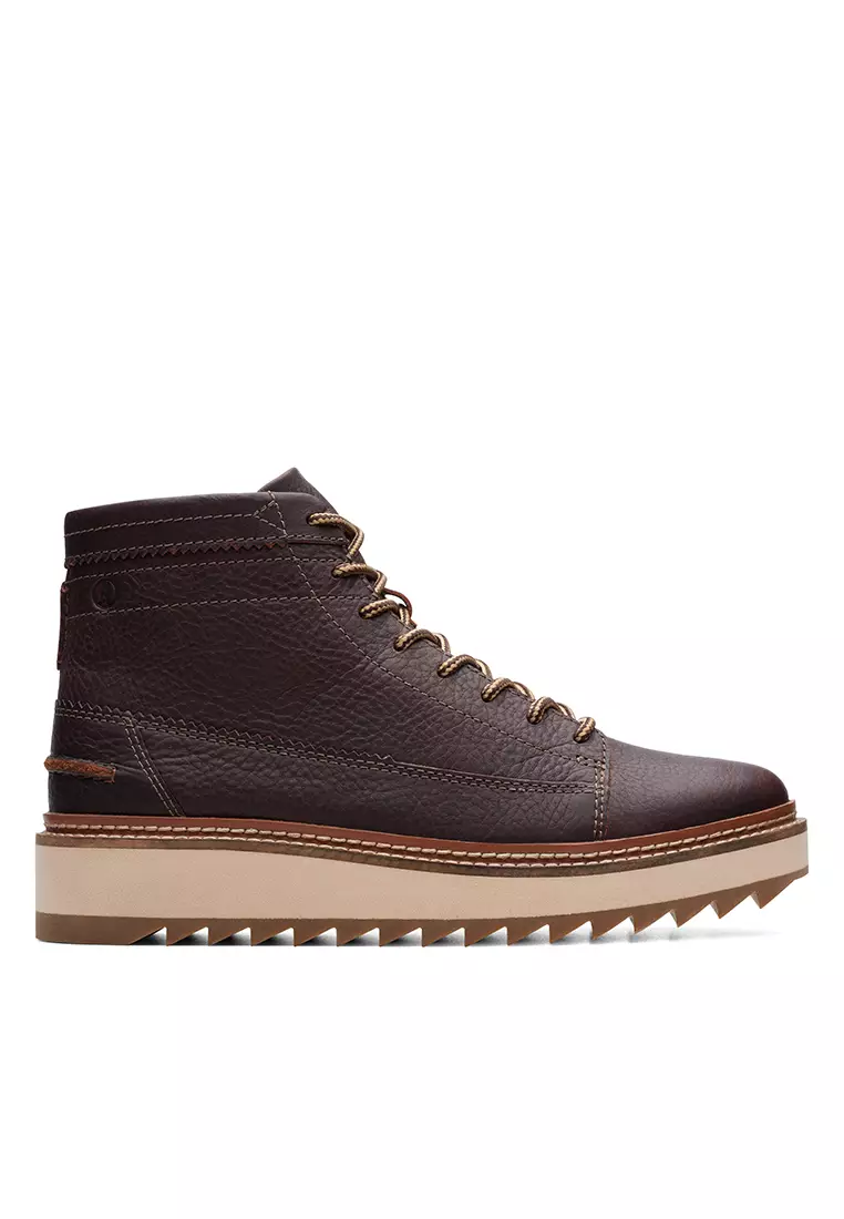 Discount on Clarks  shoes - SKU: Clarkhill Hi Boots Dark Brown