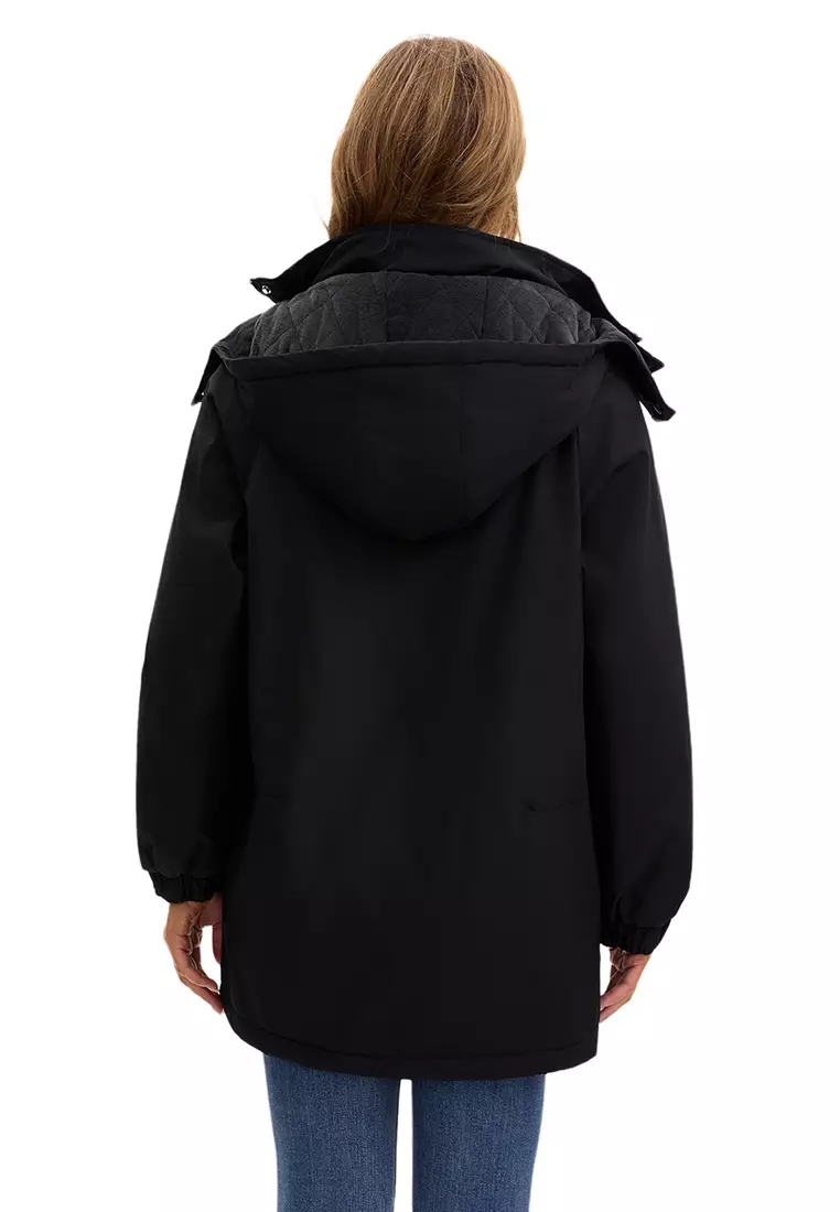 Waterproof Hood Trench Coat AD-N25CL77