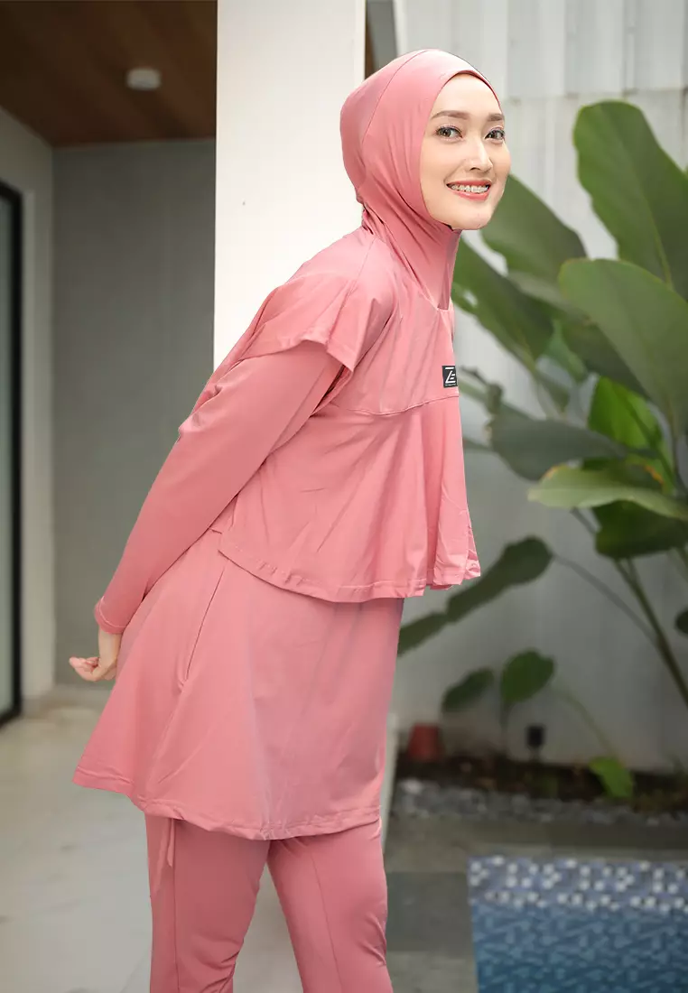 Baju Renang Muslimah Cetta Basic Swimwear | Reguler (L) & Bigsize (XL)