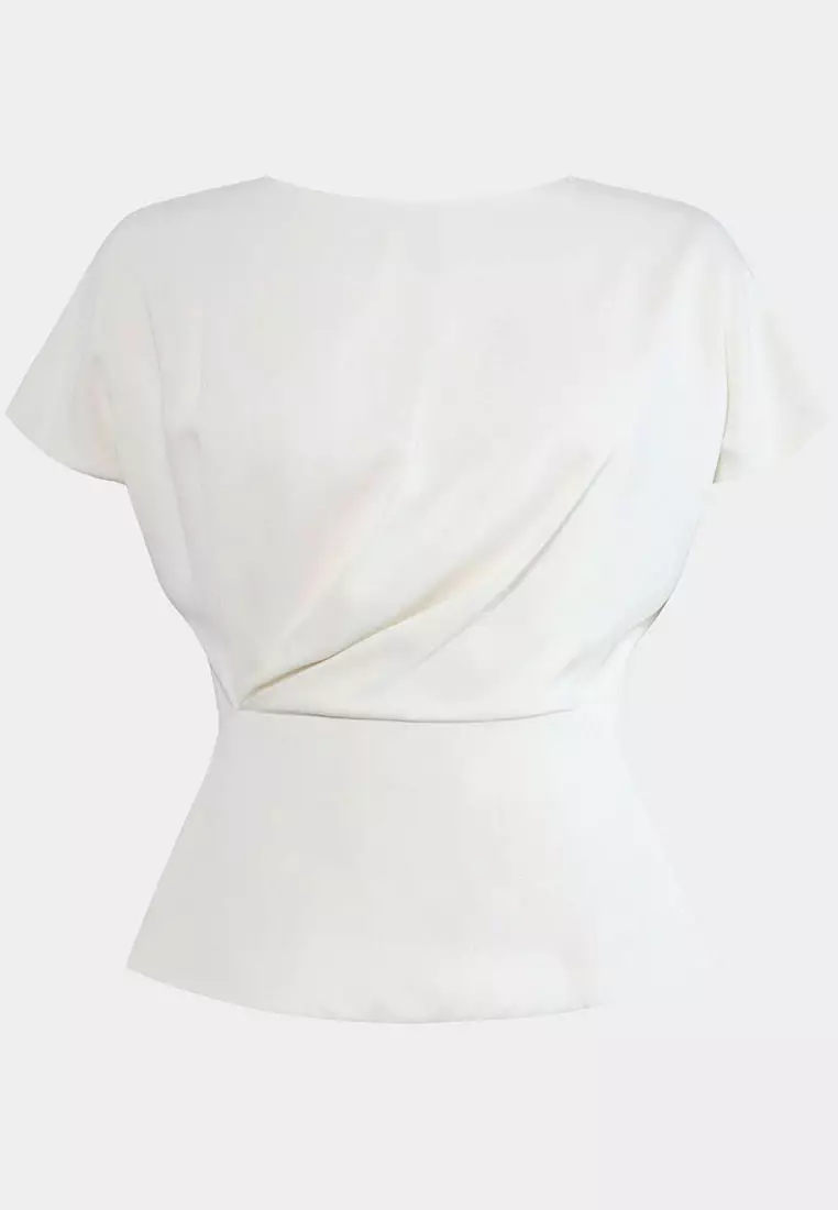 Bonnie Gathered Peplum Top