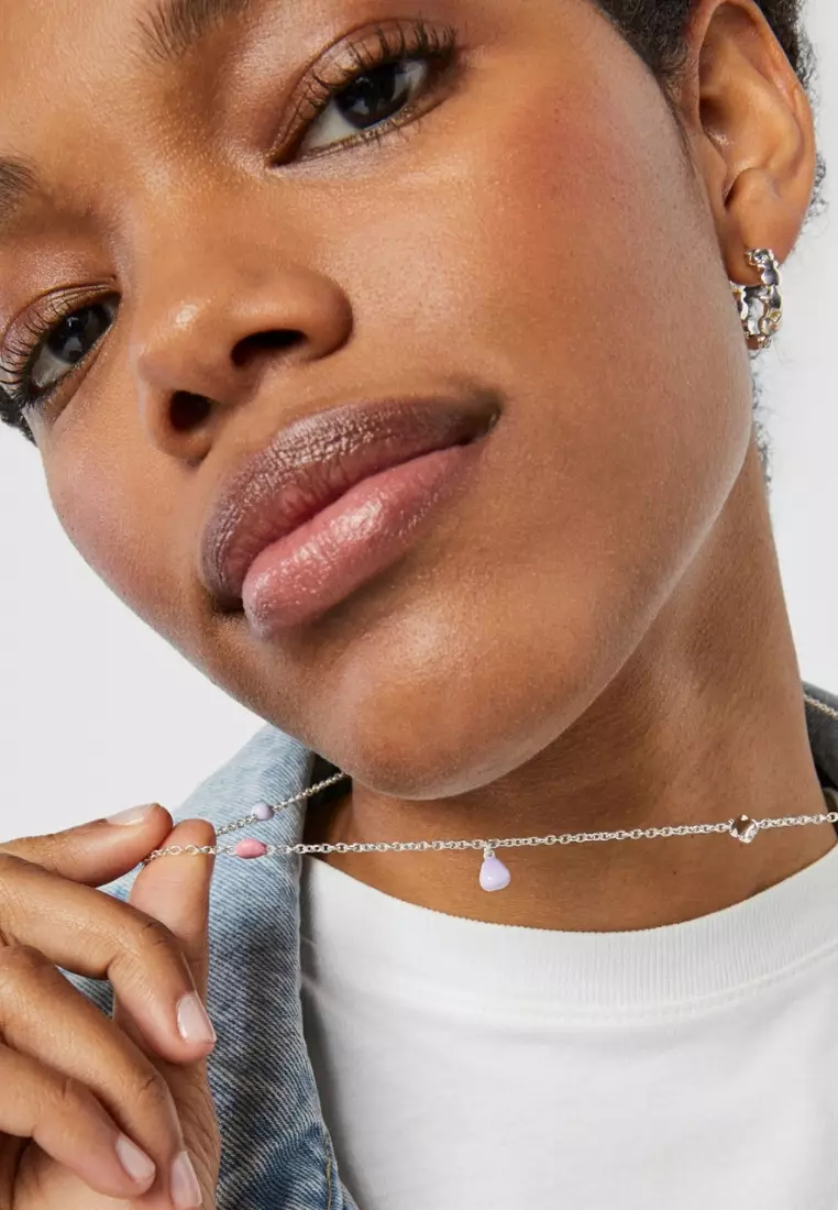 Buy TOUS TOUS Joy Bits Silver Necklace with Enamel Motifs 2024 Online |  ZALORA Singapore