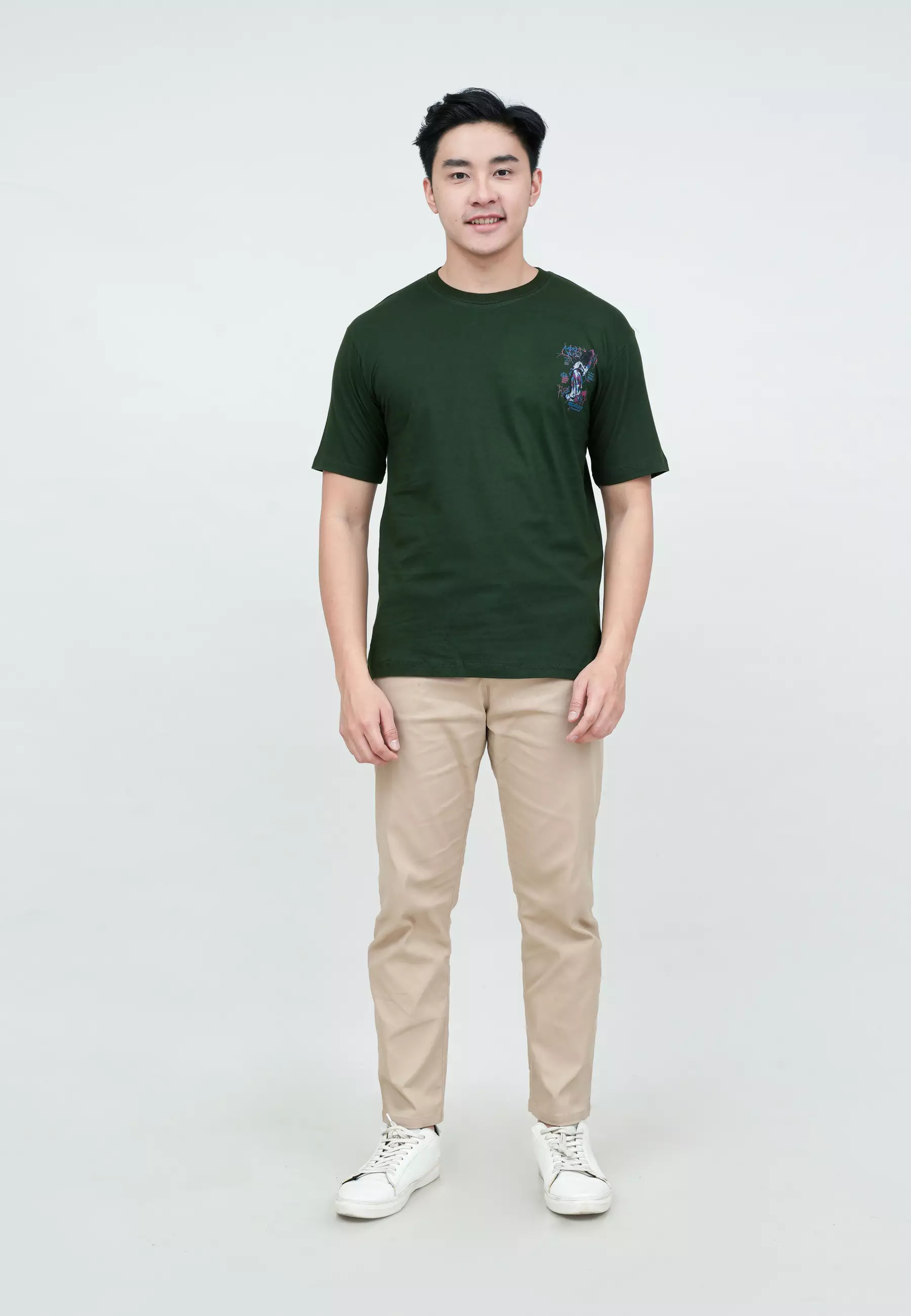 Houseofcuff T-shirt Kaos Hijau Motif Lost Reality Tersedia Size S-4XL