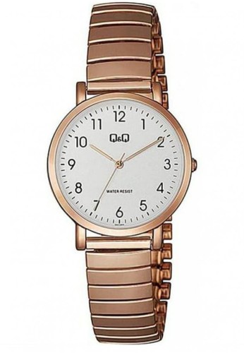 Jual Q Q Q Q Analog Jam Tangan Wanita Strap Rantai Per Rose Gold Qa21j044y Original Original Zalora Indonesia