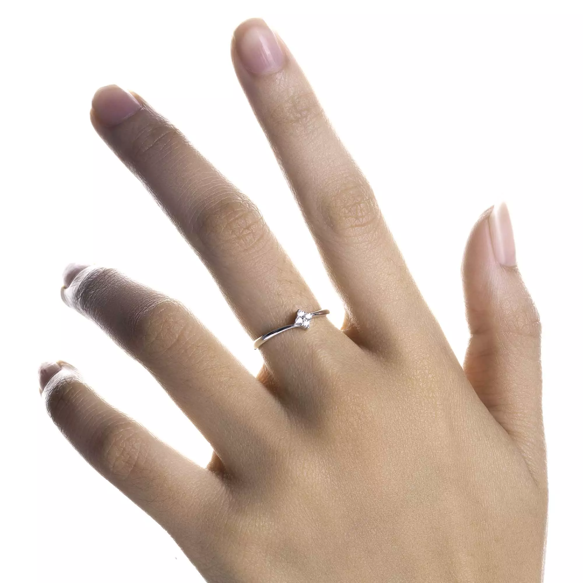 Cincin Emas 8k - Quinn Gold Ring - Evelina Collection - Juene Jewelry