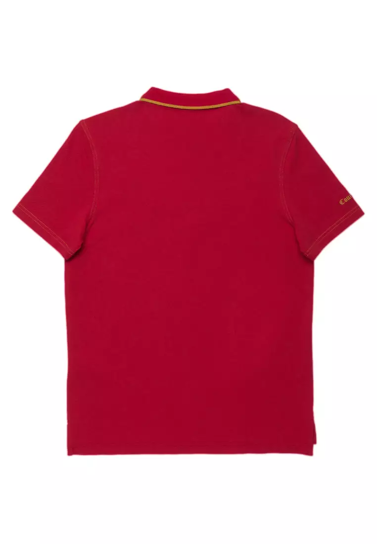 Giordano red polo shirt online