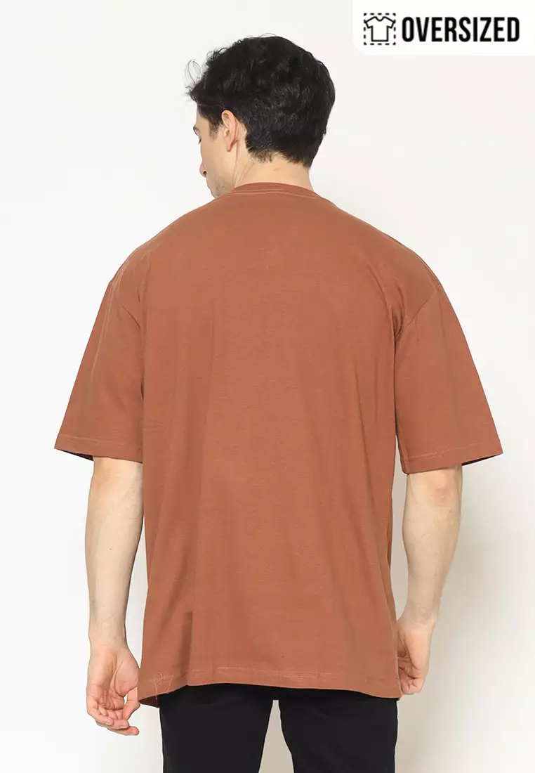 RBJ T-Shirt Cotton Oversized Pria 2079131691