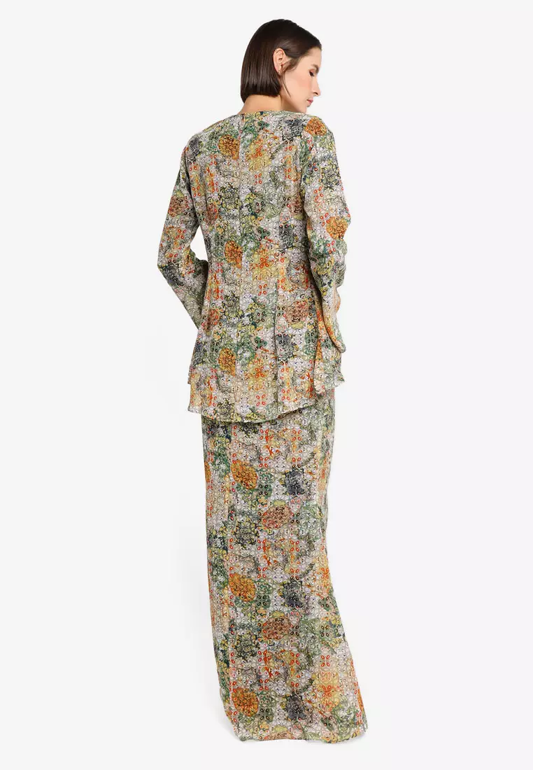 Buy Zuco Fashion Midi Kebaya Peplum 2024 Online ZALORA Singapore