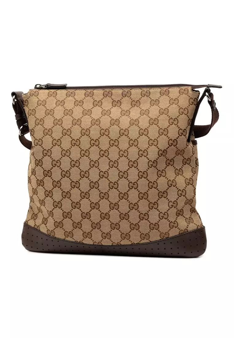 Pre-Loved Gucci Gg Canvas Crossbody
