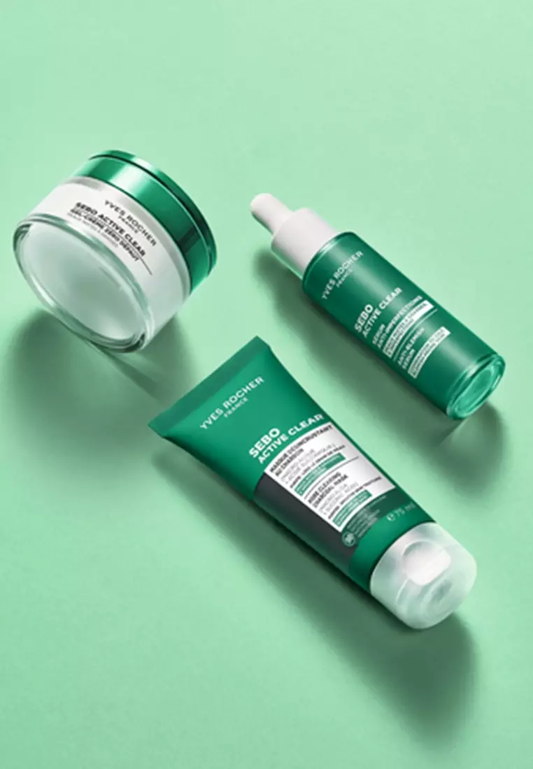 Sebo Active Clear Anti Blemish Serum 30ml - Reduces Pores, Blackheads & Spots