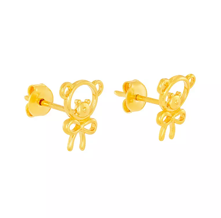 HABIB 916/22K Yellow Gold Earrings (Teddy Bear) E22-10870823