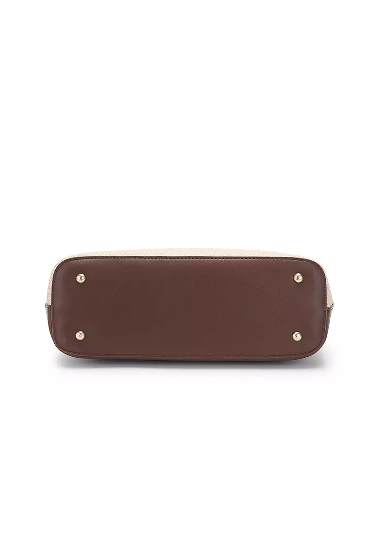 Women's Top Handle Bag / Sling Bag / Crossbody Bag / Shoulder Bag (手拿袋 / 斜孭袋 / 單肩包) - 米黃色