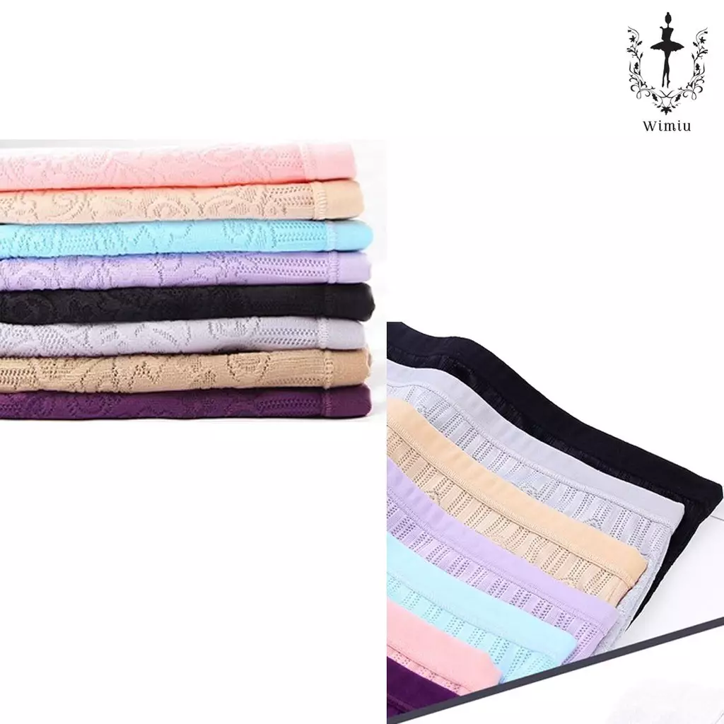 Wimiu 3PCS Celana Dalam Wanita CD Wanita Korset Maxi Pakaian Dalam Wanita 300035