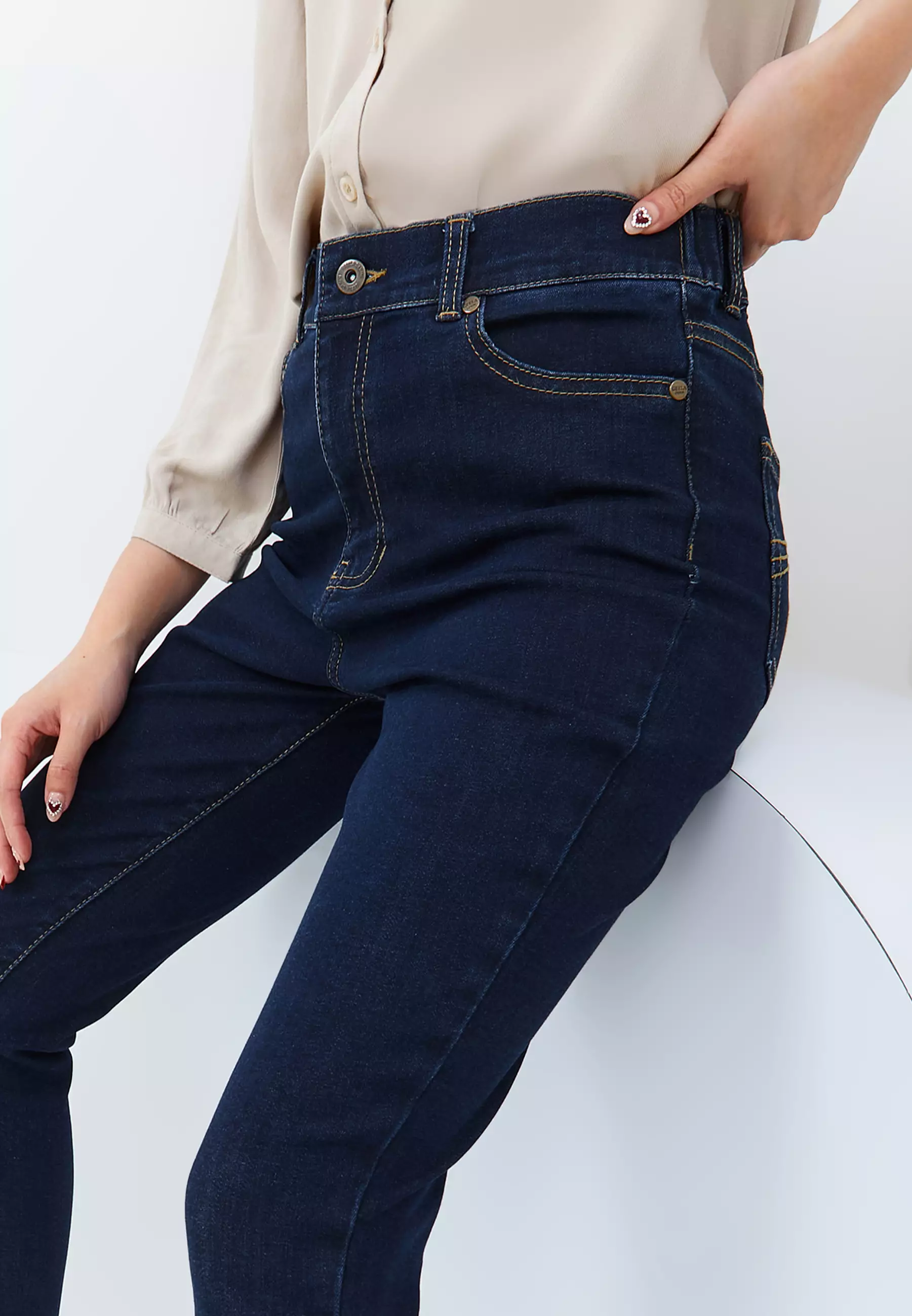 Dark Blue Skinny Jeans 3707 (G.3707)