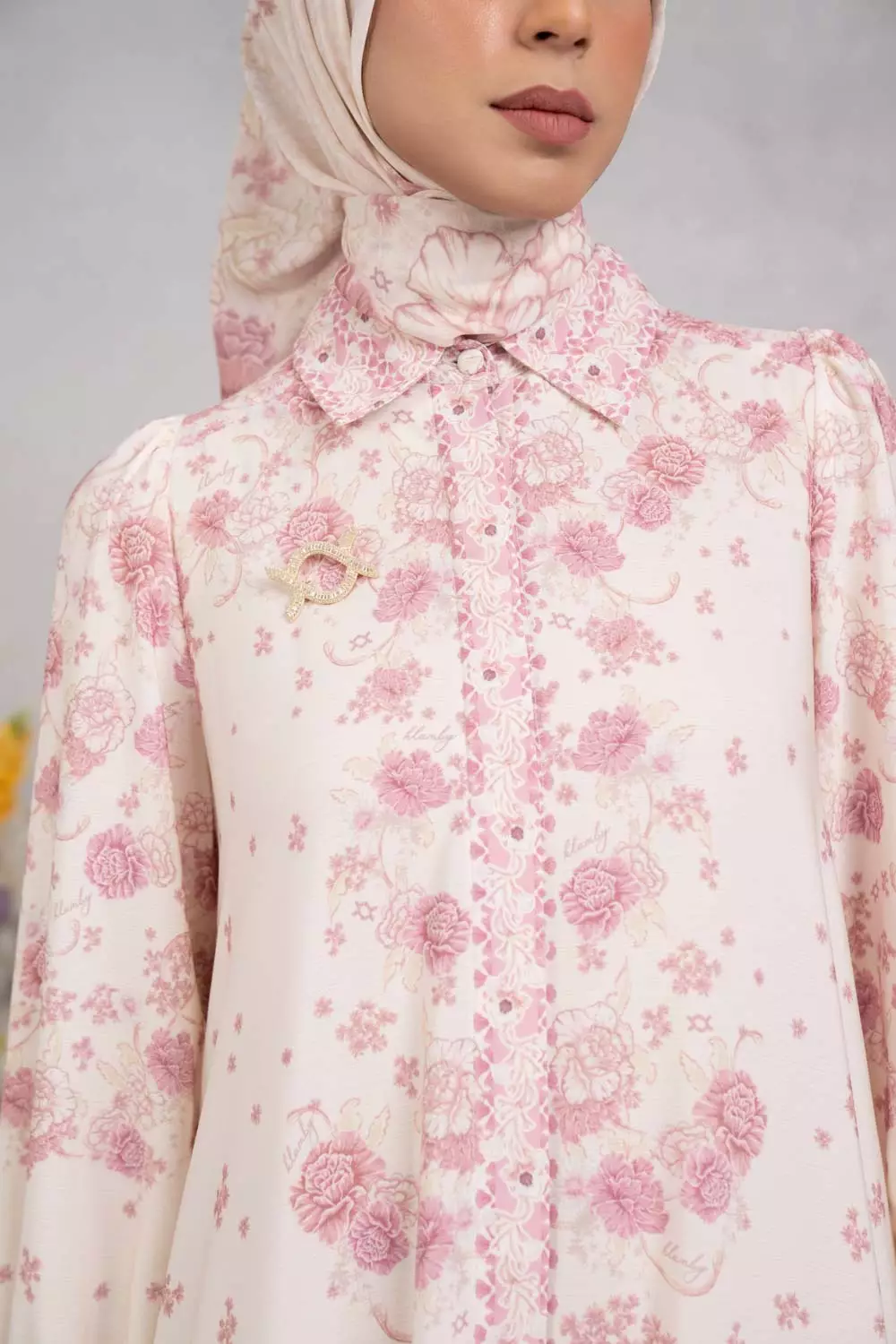 Klamby - Marjorie Dress Creamy Rose