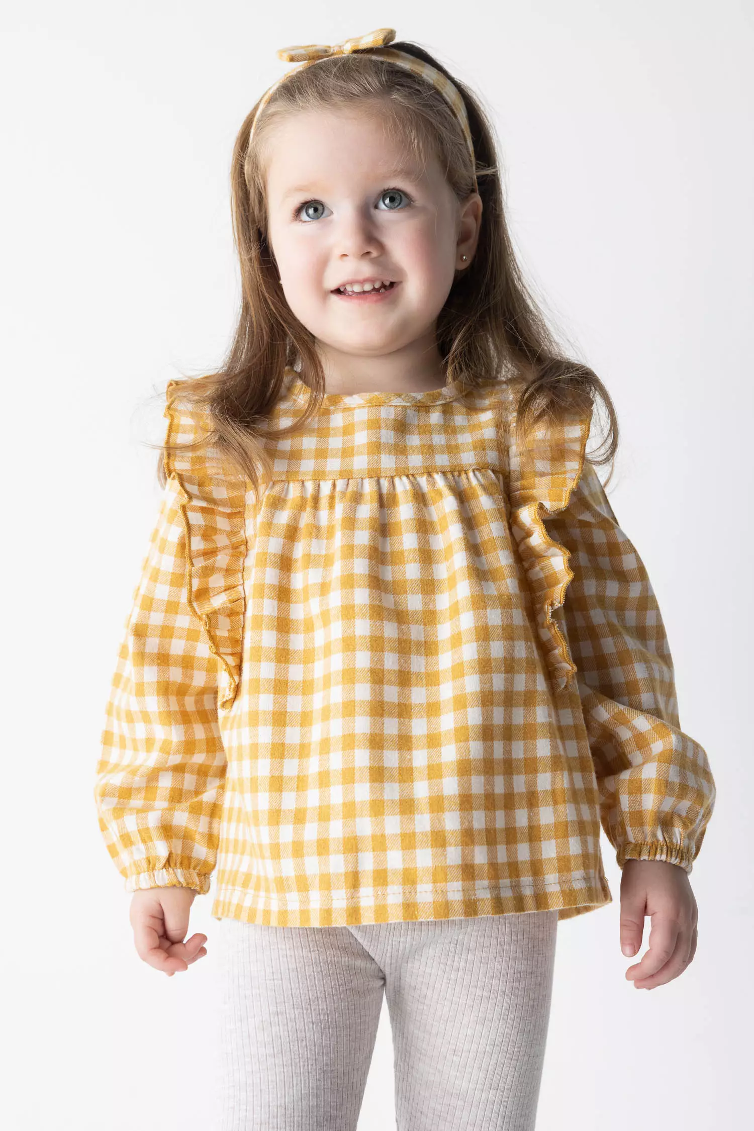 Girls yellow long sleeve on sale shirt