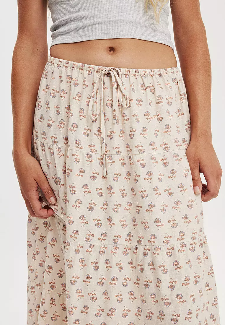 Haven Multi Tiered Maxi Skirt