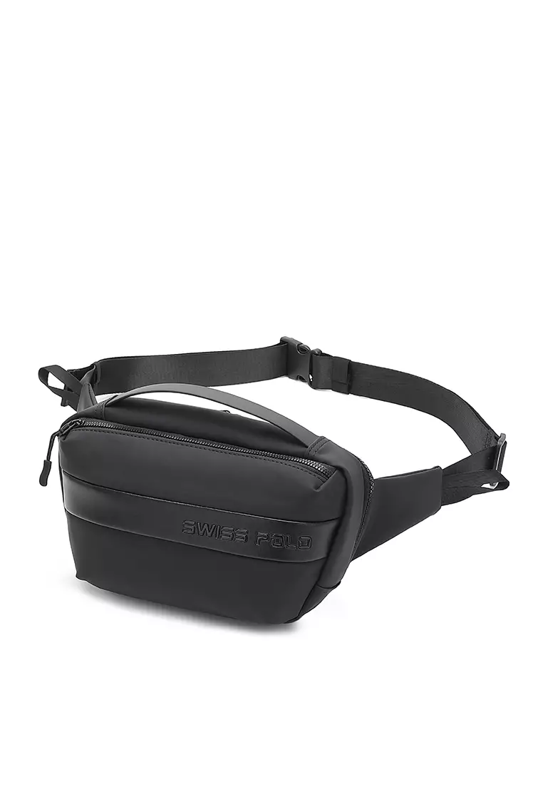 Men's Sling Bag / Crossbody Bag - Black