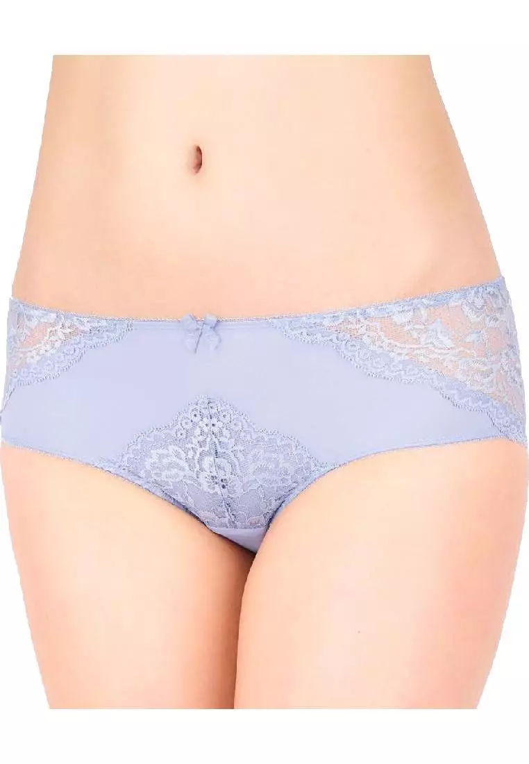 GLAMORAS Women 100% Cotton Seamless Mid-Rise No Show Hipster Panty