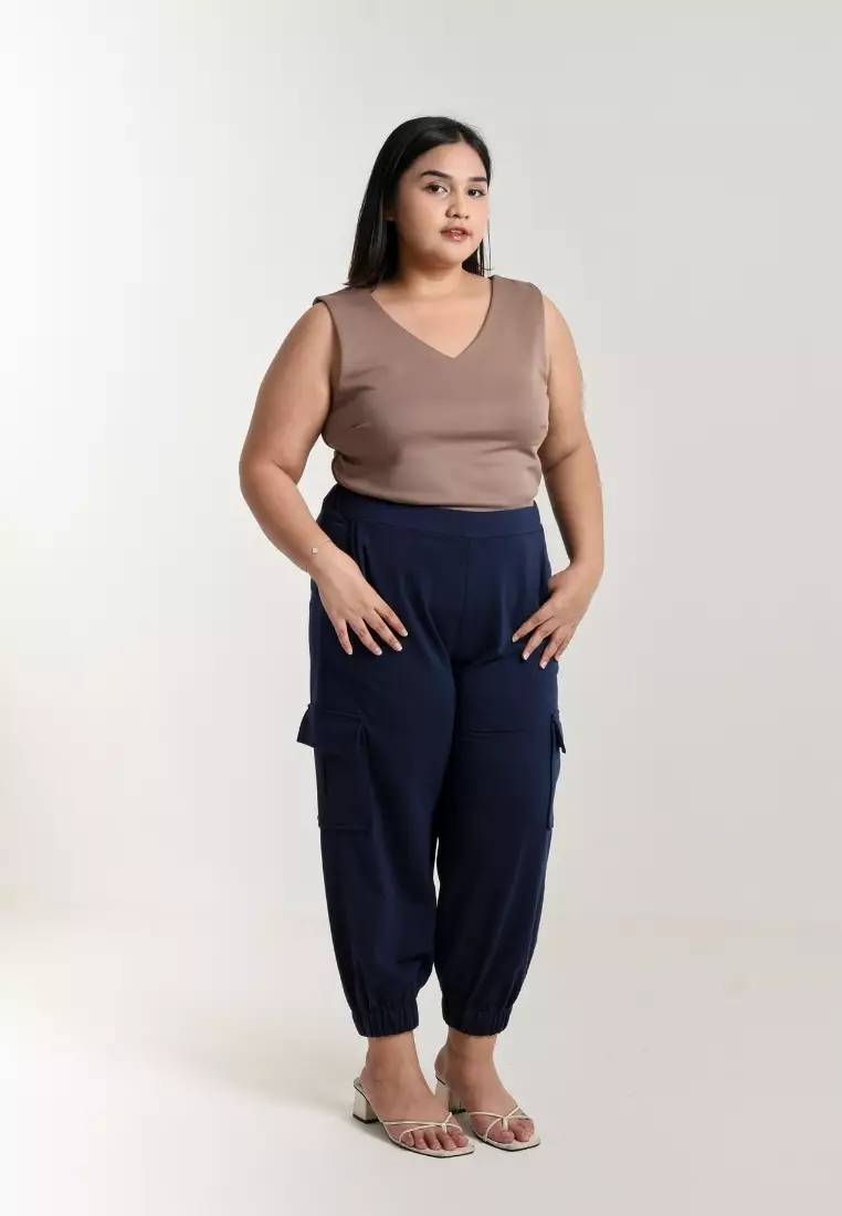 Plus Size Crop Top Tee In Jae Milo
