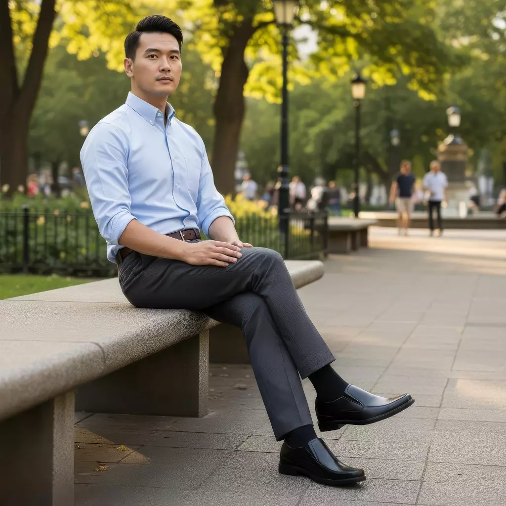 PAULMAY - Sepatu Formal Casual Pria Wina 63 Black