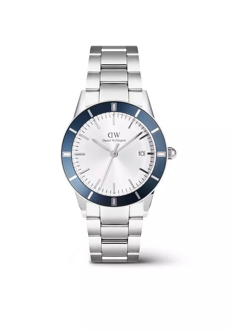 Iconic Paradigma Link Blue Bezel - Men Watch stainless steel watch DW Official Authentic Original