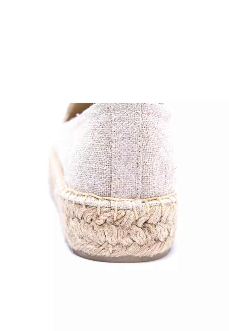 Platform Embroidered Canvas Espadrilles HB6105