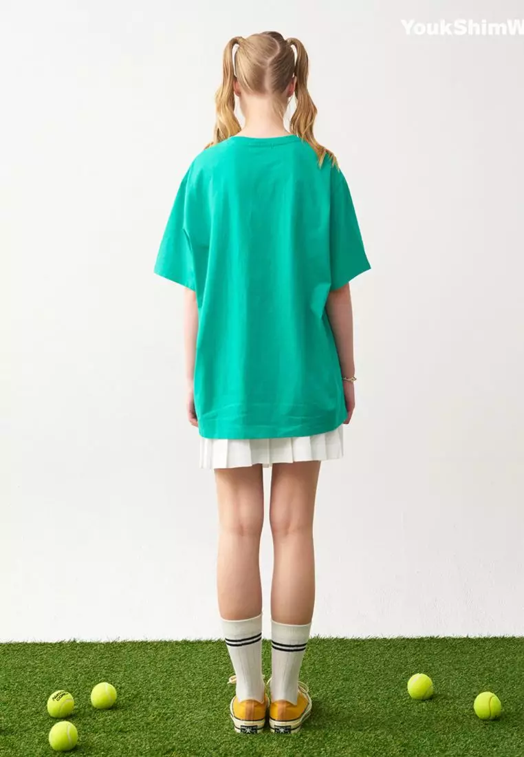 Colorful T-Shirt F Green Ria