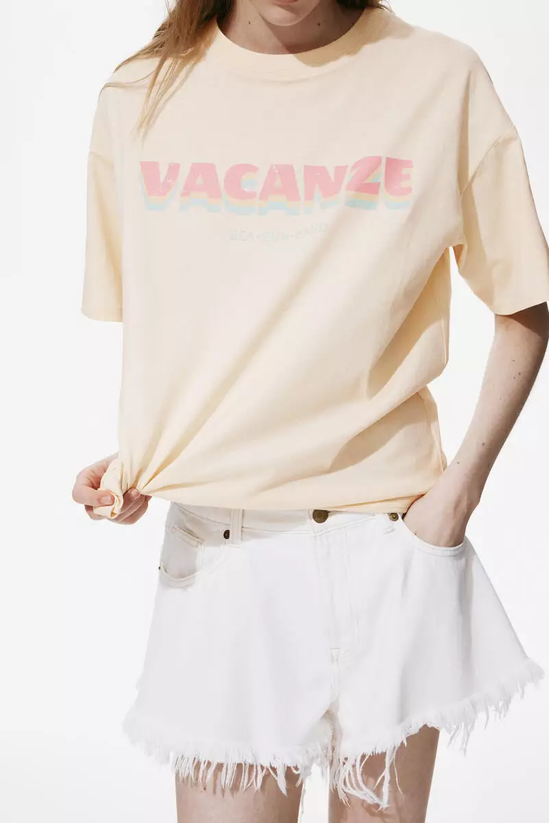Oversized printed T-shirt
