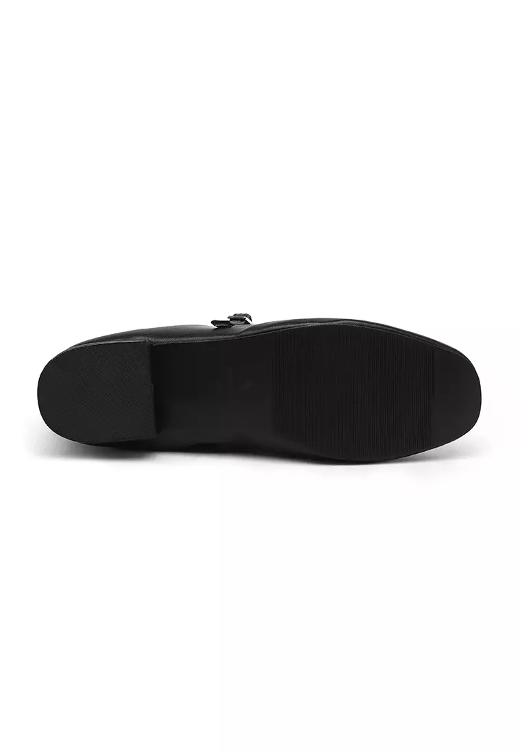 Charlotte Maryjane Flats (2cm) - Black