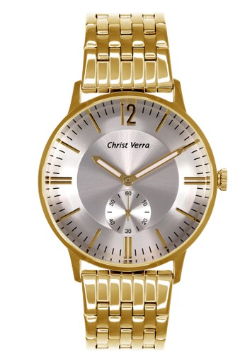 Christ Verra Fashion Men’s Watch CV 52297G-12 SLV White Gold Stainless Steel