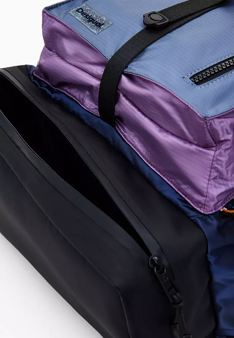 Large nylon tote backpack