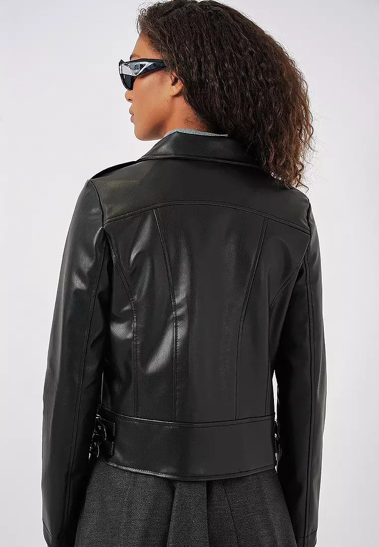 Faux Leather Jacket