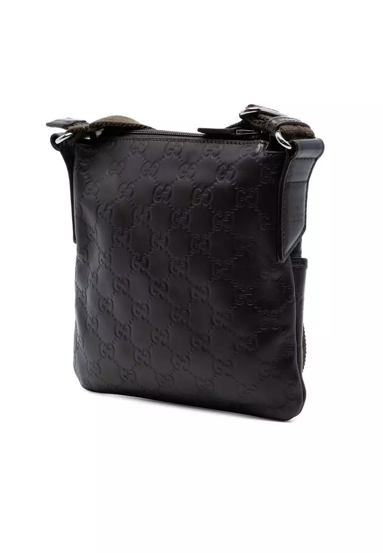 Pre-Loved Gucci Guccissima Crossbody