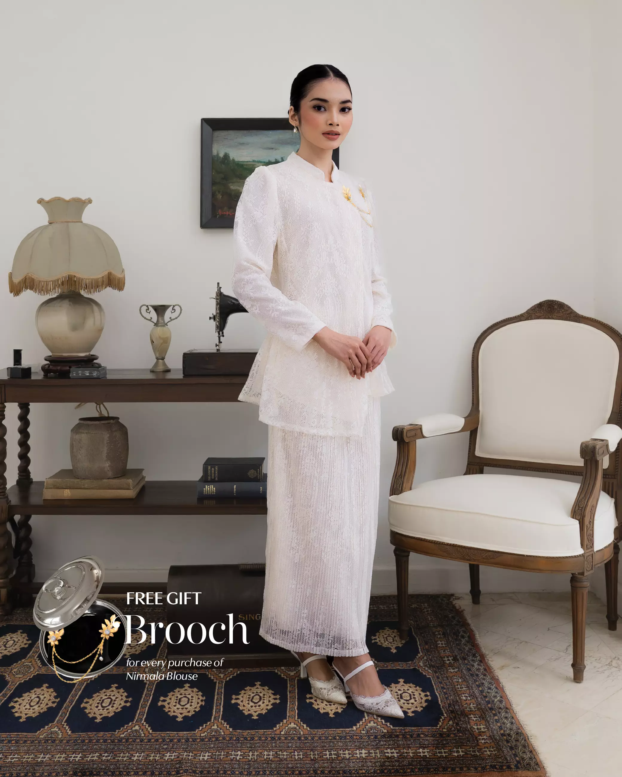 Nirmala Blouse - Ivory