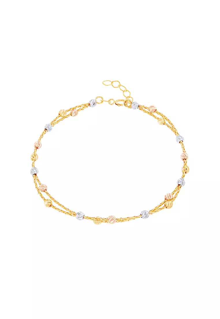 HABIB 585/14K Yellow, White and Rose Gold Bracelet 714-BR TW C01
