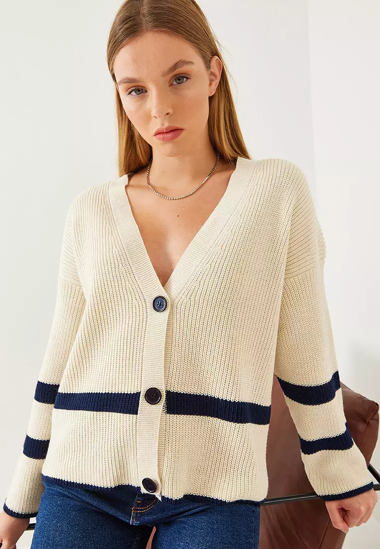 Women's Buttoned Selanik Knitwear Cardigan 20247531