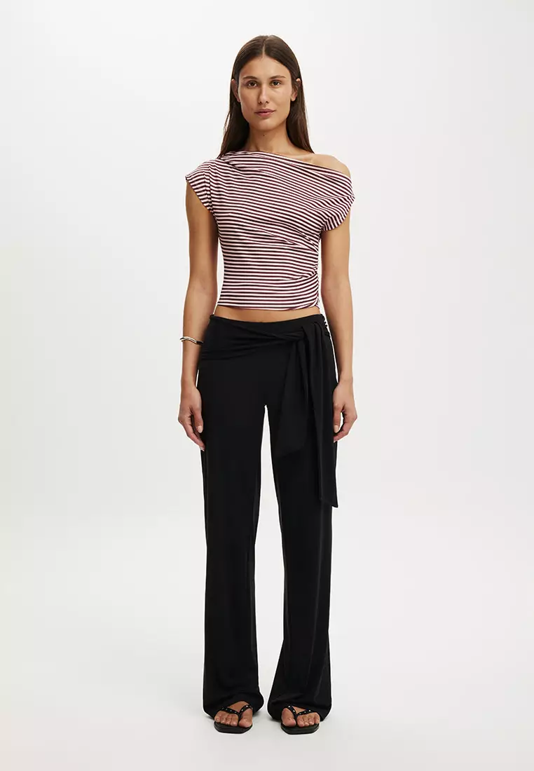 Georgie Off Shoulder Short Sleeves Top