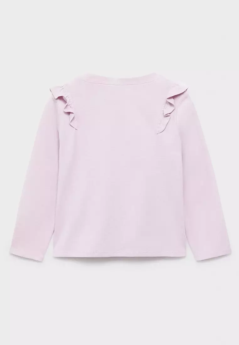 Frills Cotton T-Shirt