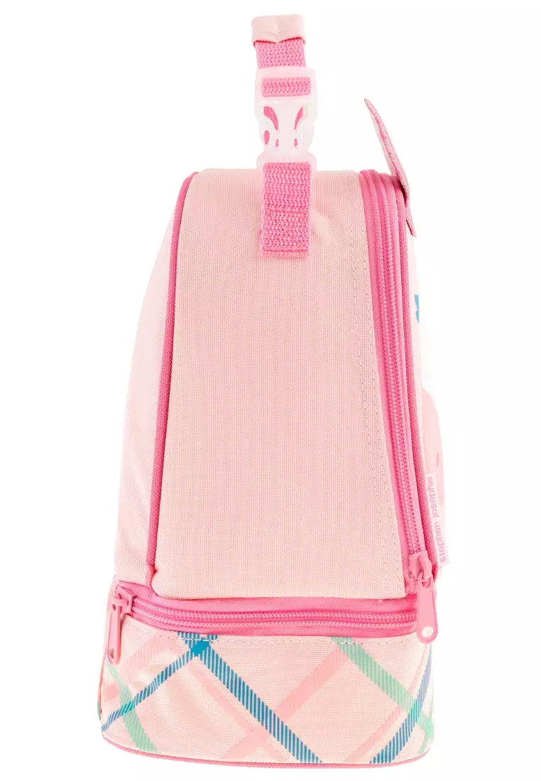 Trolley Bag with Lunch Bag for Kids Pink Unicorn Lunch Pal