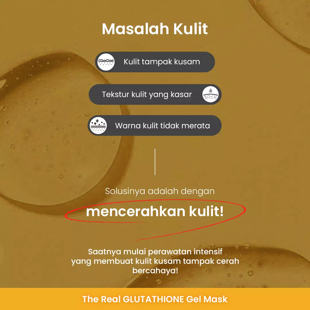 Holika Holika The Real Glutathione Gel Mask | Color-Changing Brightening Hydrogel Mask Sheet