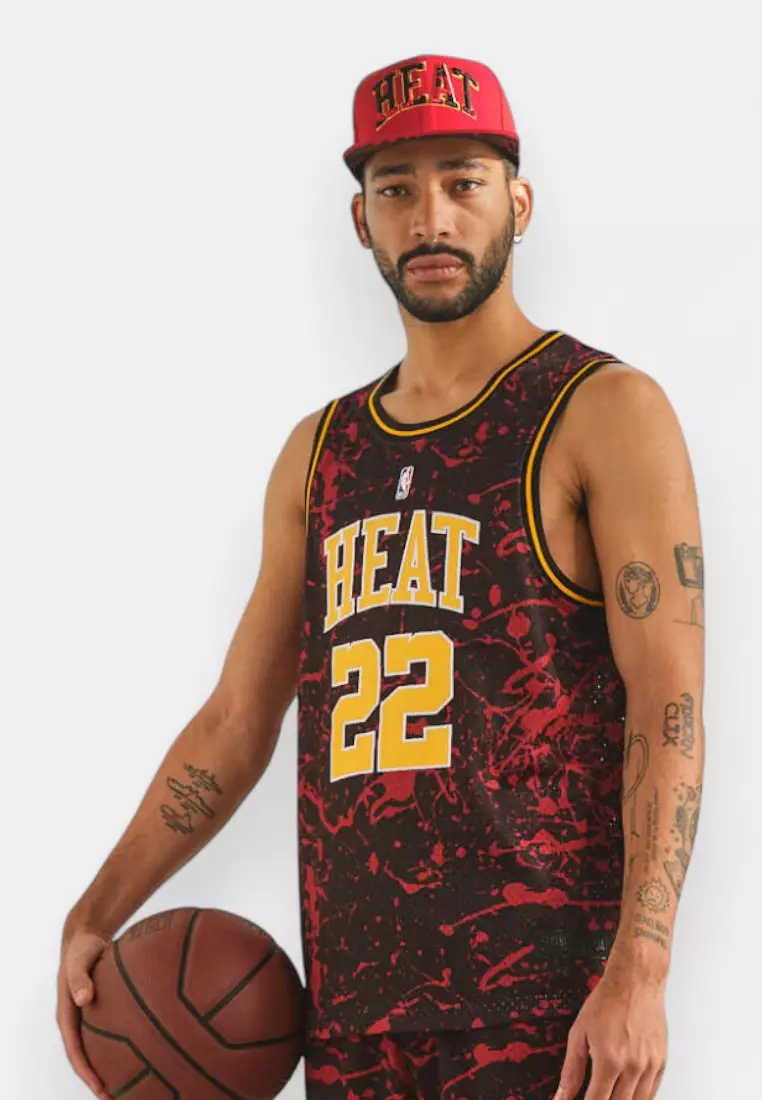 Miami Heat Jimmy Butler #22 Basketball Jersey for Men Regular Fit  Tank Top Drops Collection