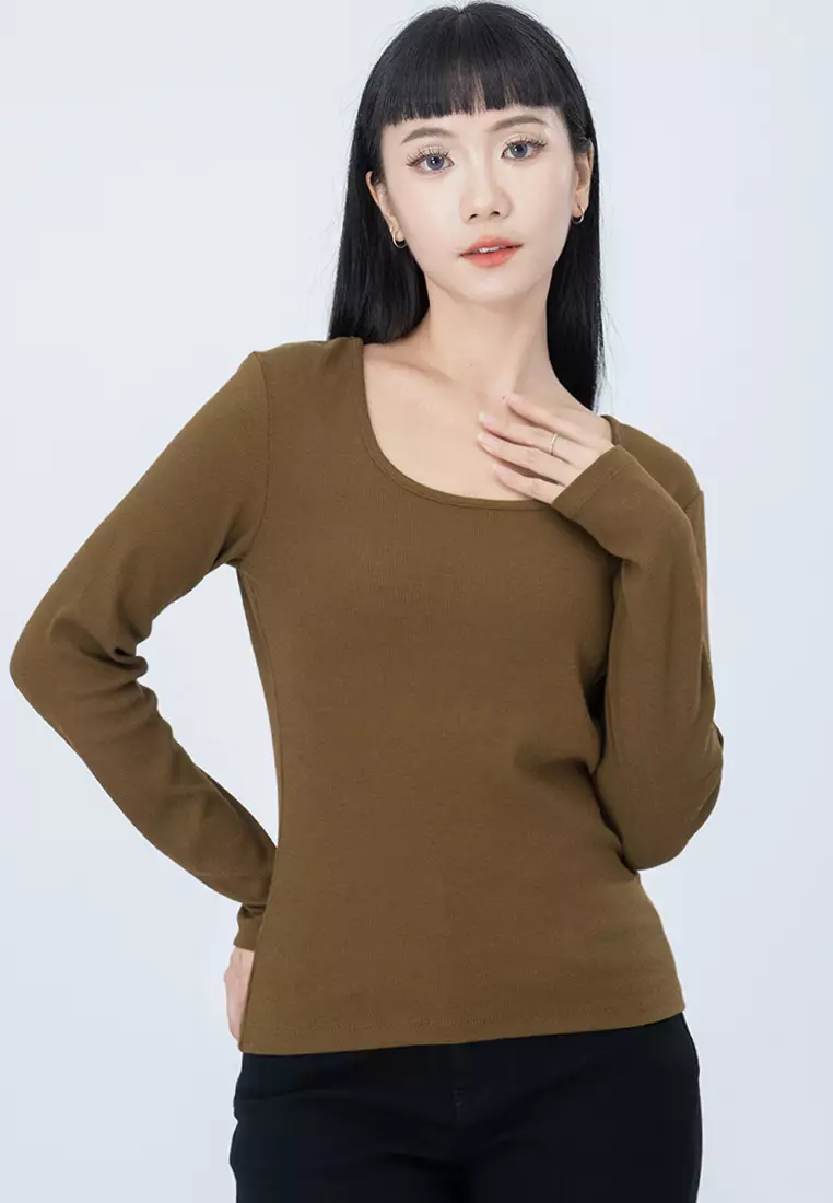 Cotton Long Sleeve Top