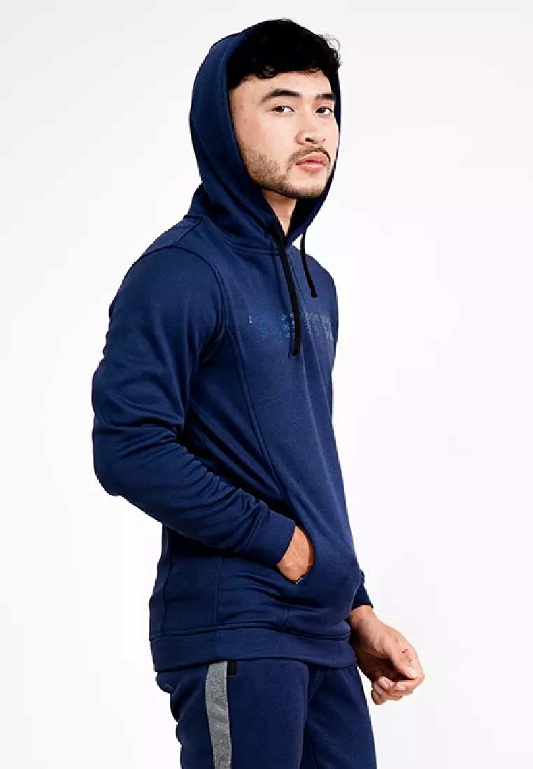 Tiento Sweater Hoodie Sporty Fleece Graphical Sweat Shirt Olahraga Kasual Pria