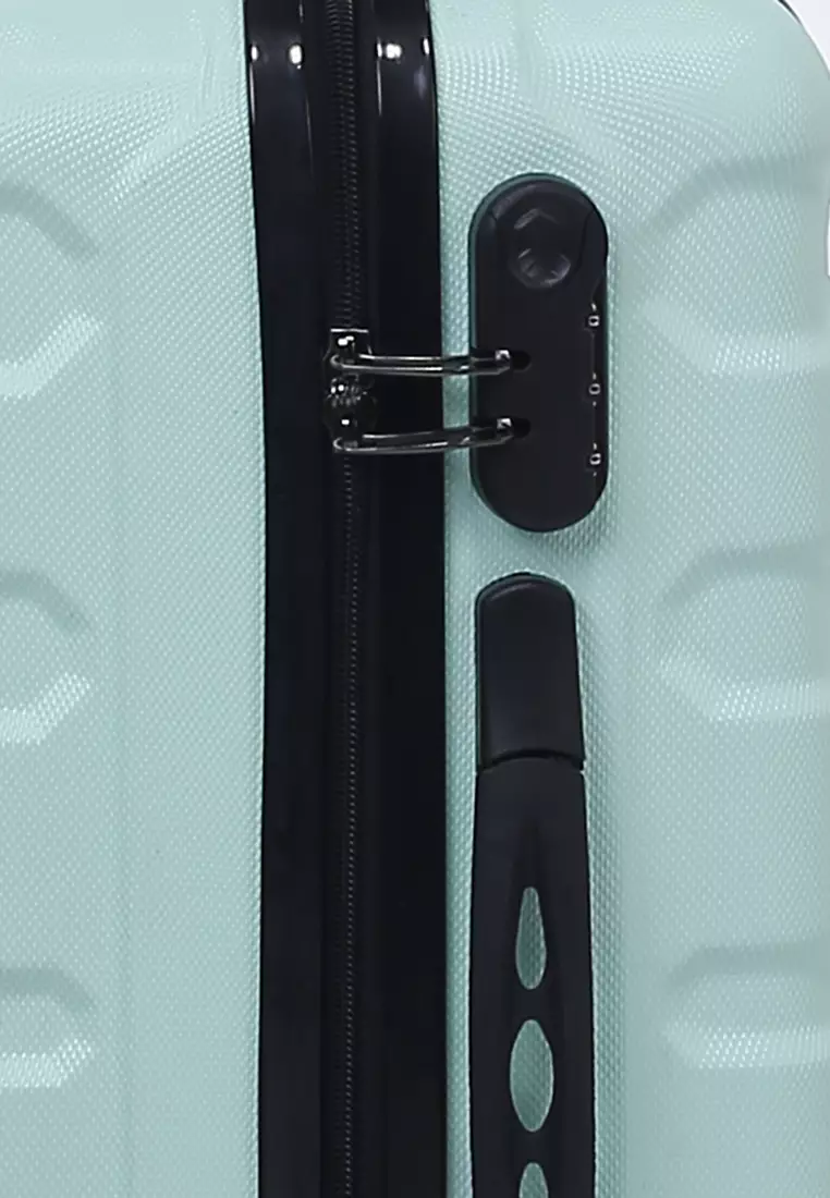 Carlton Koper Hardcase Unisex Size 20 Inch Tas Travel Combination Lock Large Compartment Material ABS+PVC Coated ORIGINAL - Mint