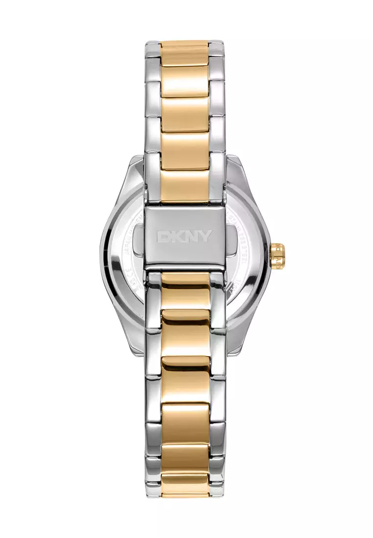 DKNY Chambers Glitz  Two Tone Stainless Steel Analog Quartz Watch For Women DK1L017M0075