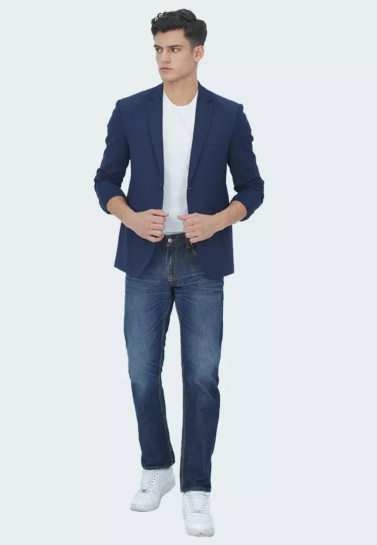 Johnwin - Kaos The One - Single Pocket - Stretch - Roundneck - Putih - FTS.622.C002.001.C-S/S