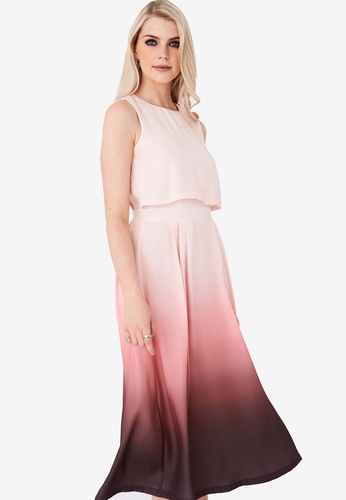 Shop Paper Dolls Wood Ombre Midi Dress Online On Zalora Philippines