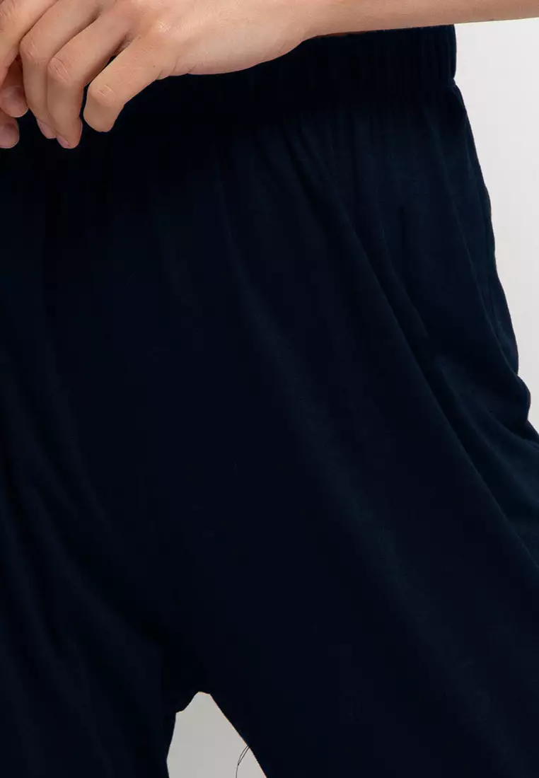 LC034 Celana Jogger Loose Loungewear Instacool Polos Navy