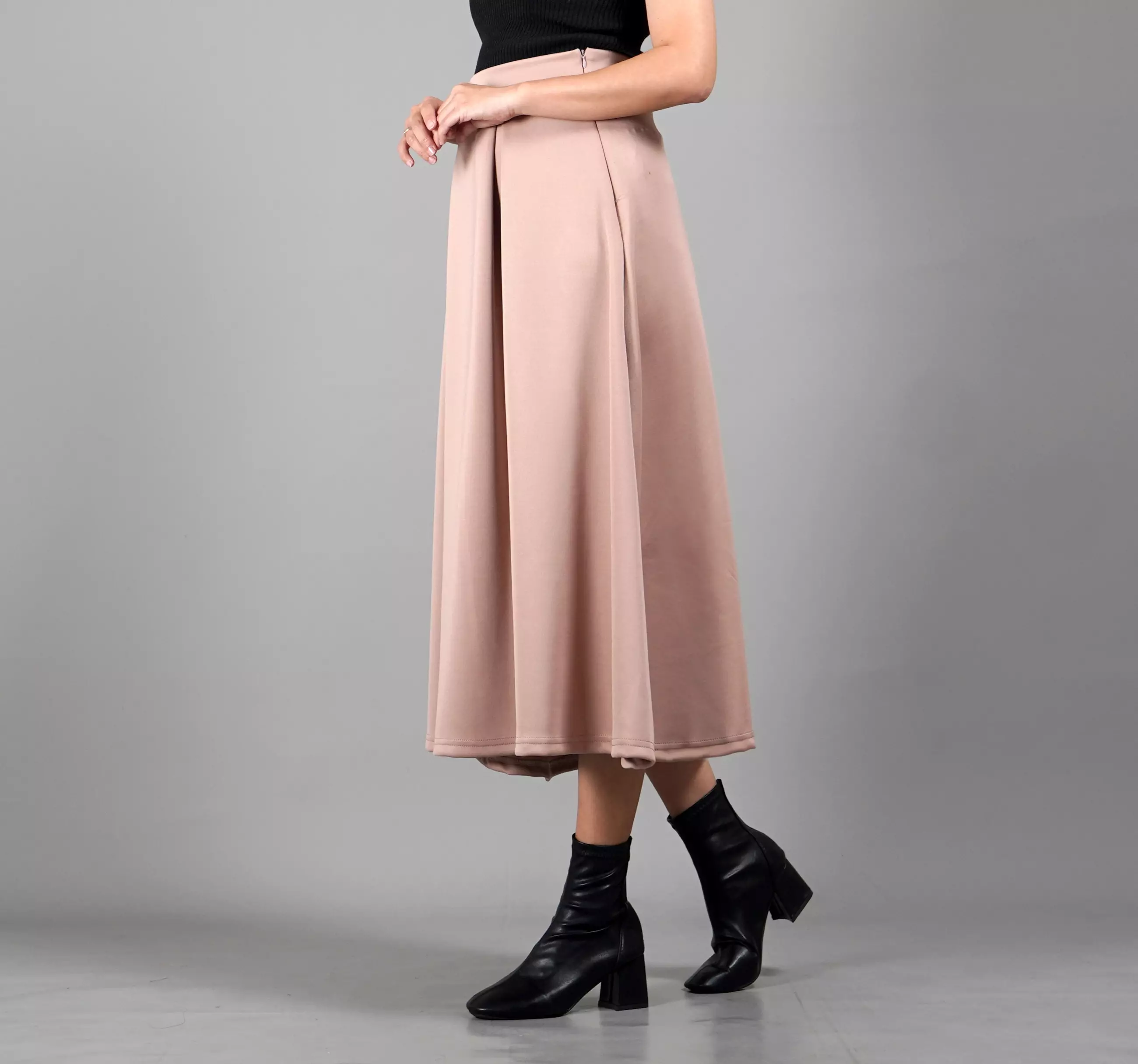  REBECA Bawahan Wanita Flare Skirt Rok Wanita Rok Midi - COKSU