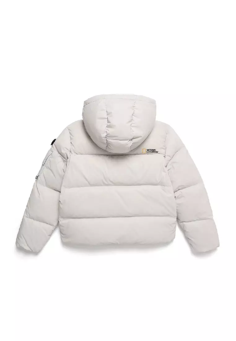 Women's GOLDEN MOLE Cropped Hooded Down Jacket